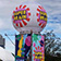 Event-Ballondisplays on tower.